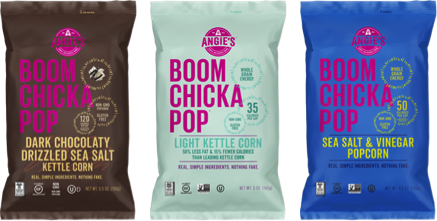 Selection of popcorn varieties from Boom Chicka Pop