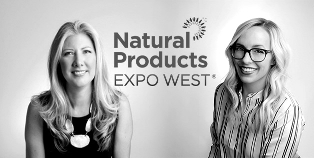 Picture of Cherri Prince and Lauren Selman with the Natural Products Expo West logo