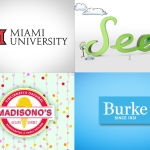 Collage of logos: Miami University, Seed Strategy, Burke and Madisono's