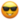Emoji of toothy grin with sunglasses
