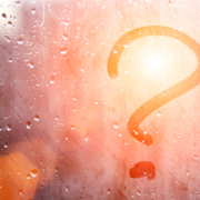Question mark drawn in condensation on a window - signifying asking why some products missed the mark at Expo West